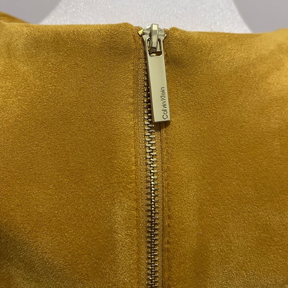 Yellow Mustard Formal Midi Dress - Picture 3 of 9